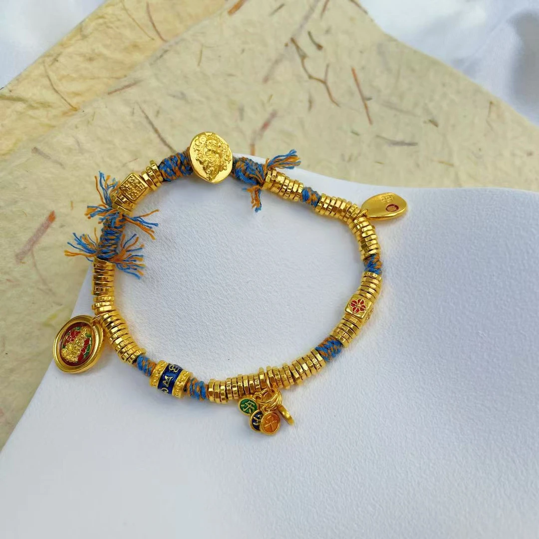 【钰辰珠宝】足金999 【diy盘缠合集】自制diy盘缠手编手绳系列 盘缠