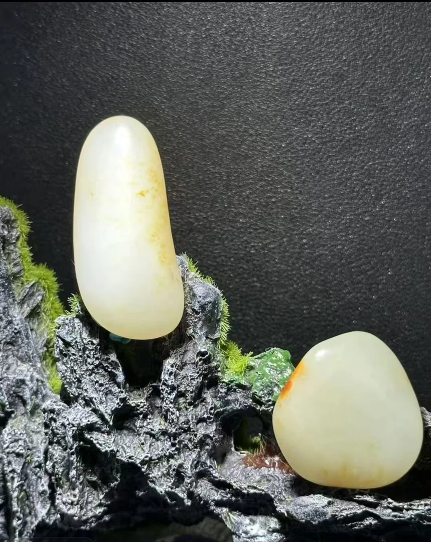 新疆和田玉手把件摆件