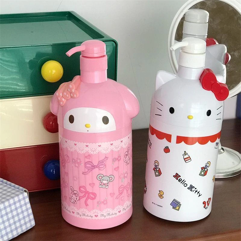 可爱卡通美乐蒂起泡瓶洗面奶洗手液洗发水起泡器按压泡沫收纳瓶