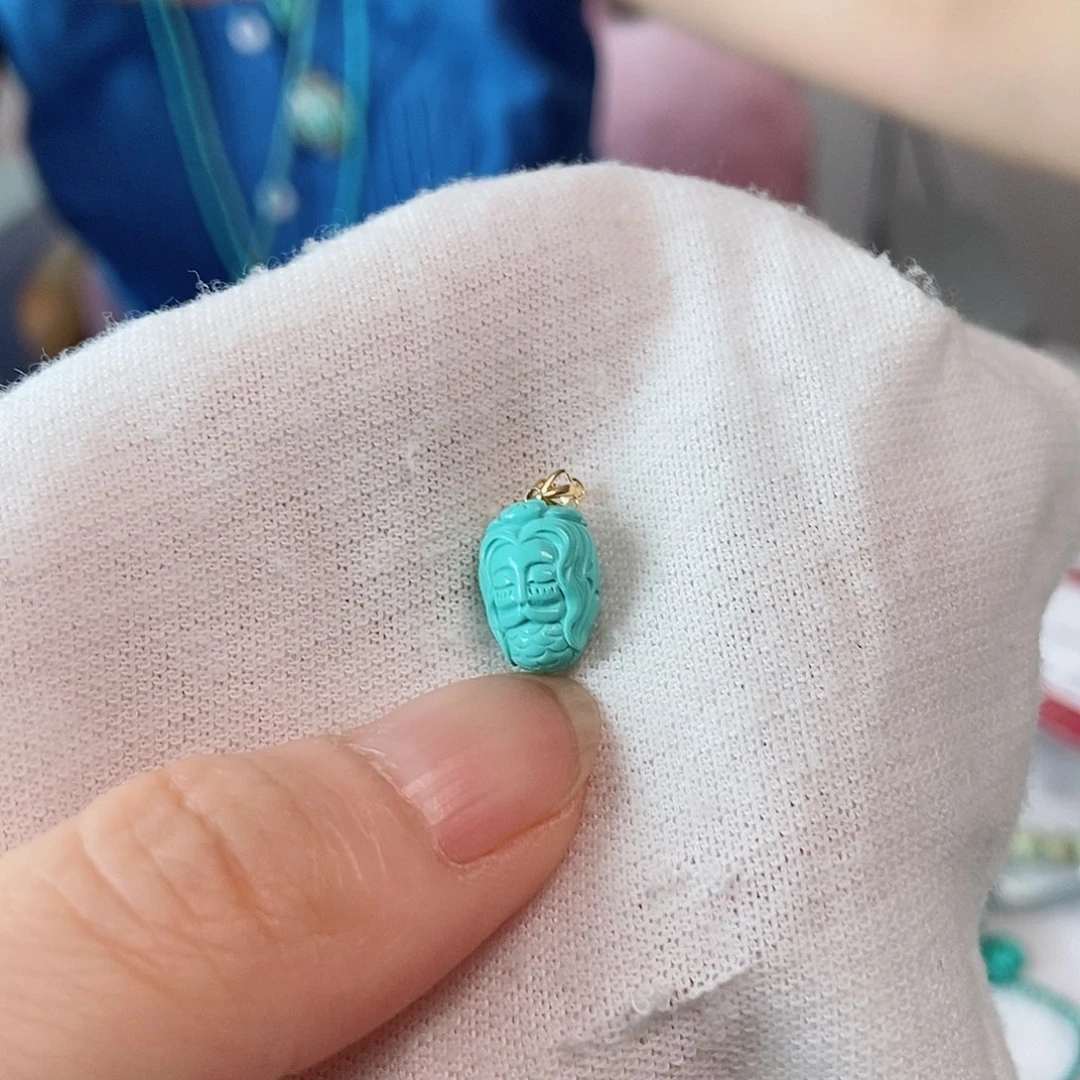 未镶嵌绿松石珠宝奇石