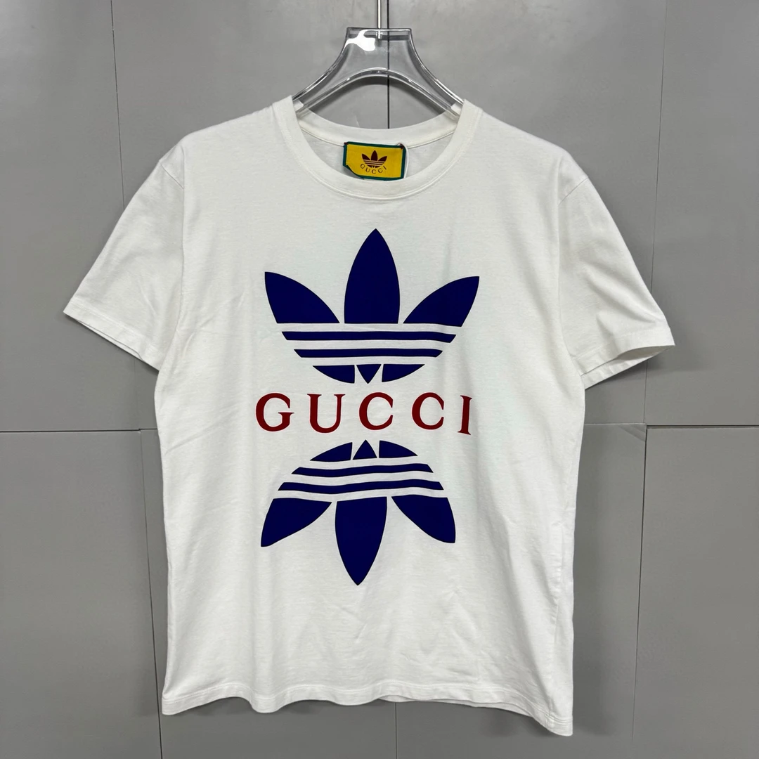 99新  Gucci 古驰adidas联名字母印花短袖 S码 D19973