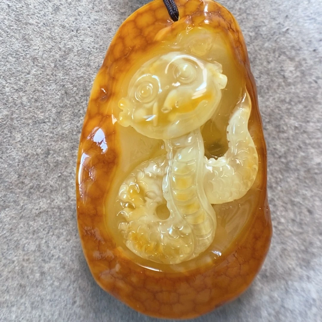 未镶嵌项链蜜蜡蜜蜡吊坠