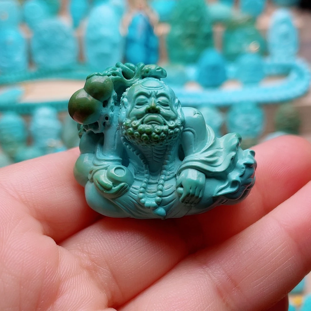 绿松石未镶嵌吊坠(不含链)