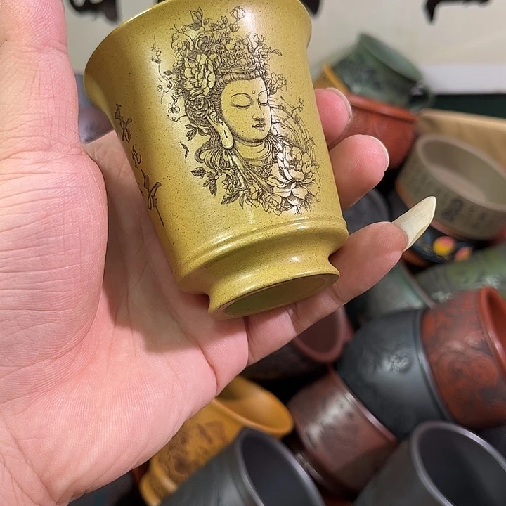 茶杯紫砂全手工紫砂主人杯