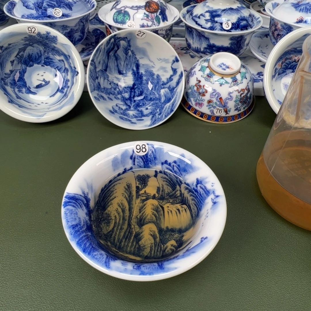 景德镇纯手工纯手绘茶具木木98