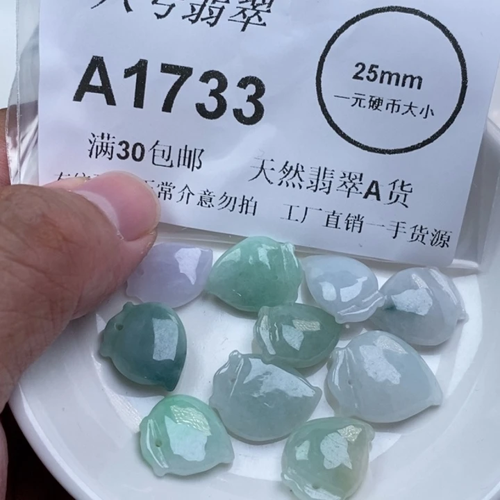 翡翠未镶嵌颈饰aa