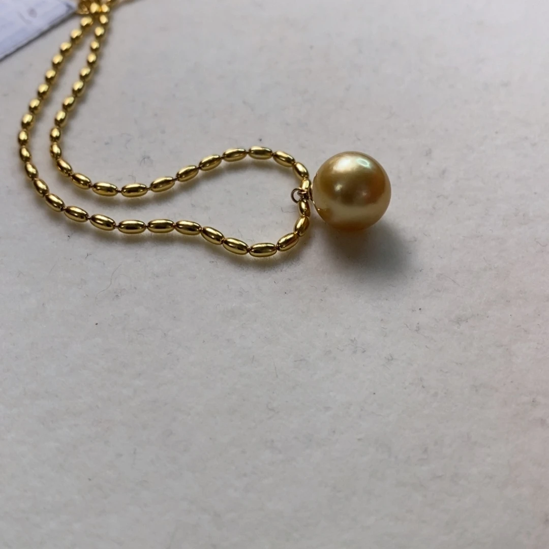 海水珍珠颈饰银S925镶嵌