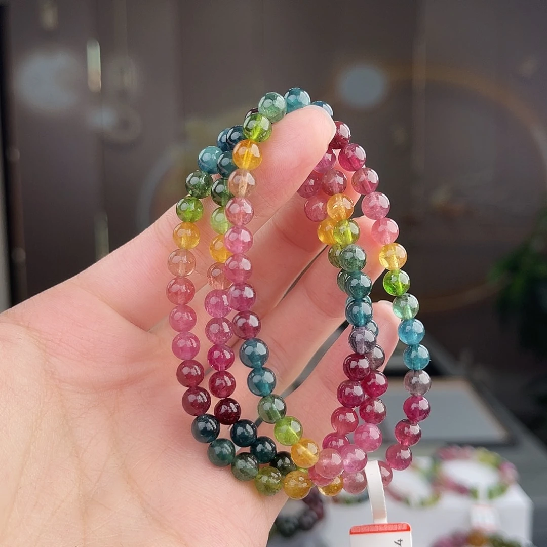 ****未镶嵌碧玺碧玺 5mm