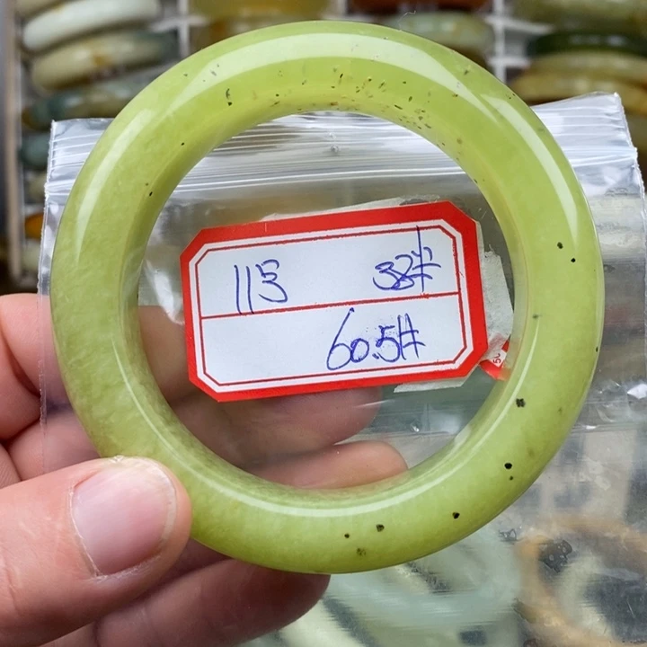 未镶嵌蛇纹石玉手绳