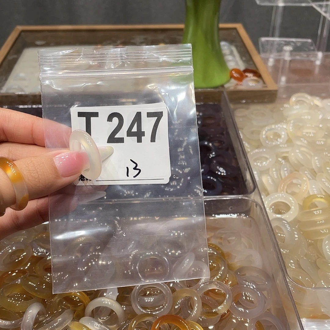 玛瑙/玉髓未镶嵌戒指247