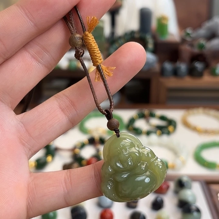 和田玉未镶嵌手链30佛公