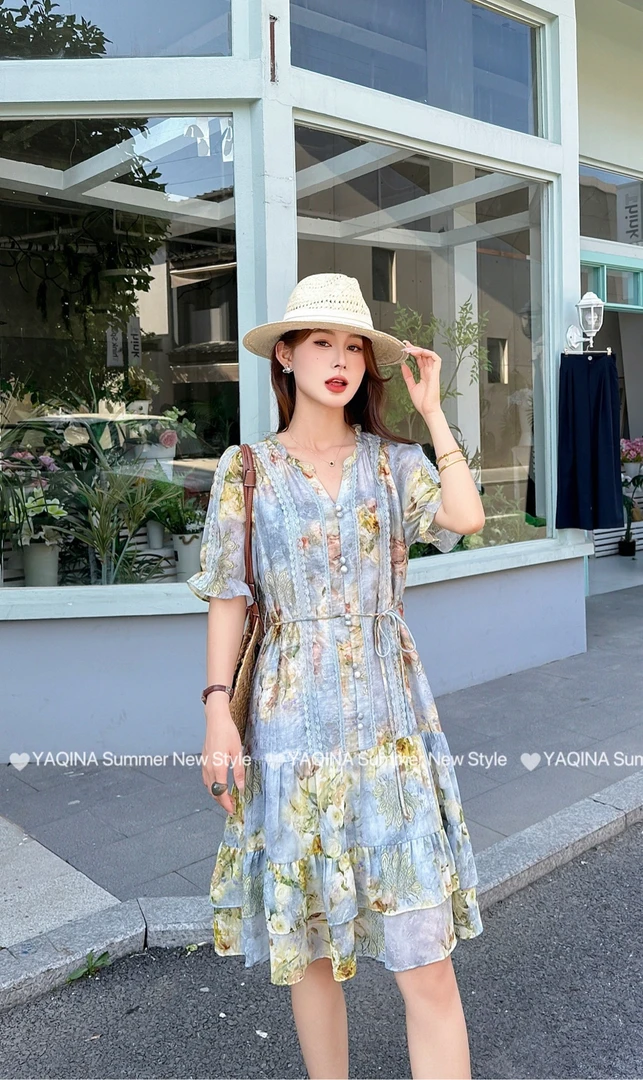 F183F196连衣裙显瘦气质