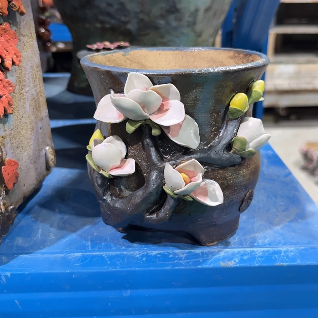 钱***了15 号陶然花器多肉植物手工花盆