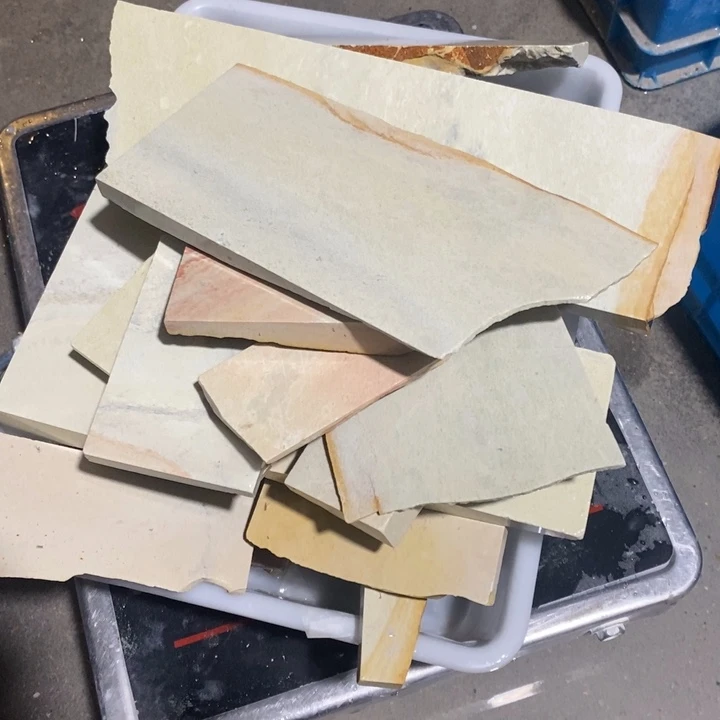 印度石新矿印石边角料22斤