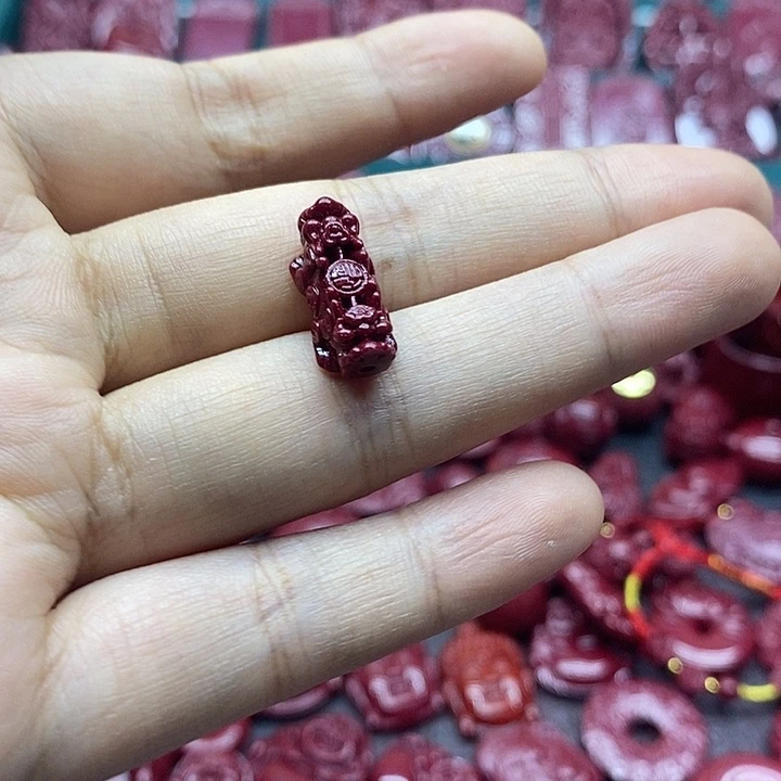 天然辰砂011朱砂配饰