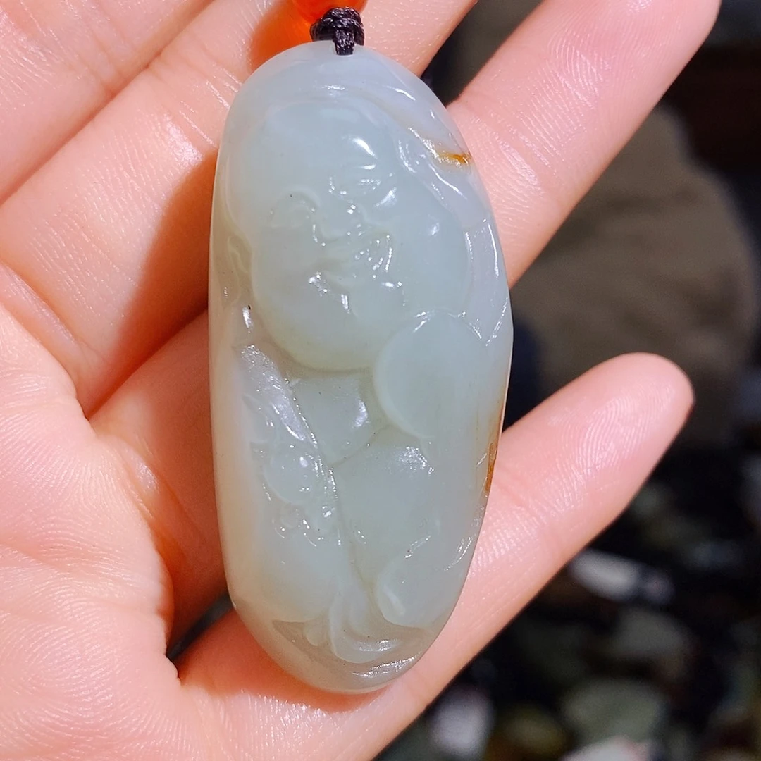 和田玉颈饰未镶嵌