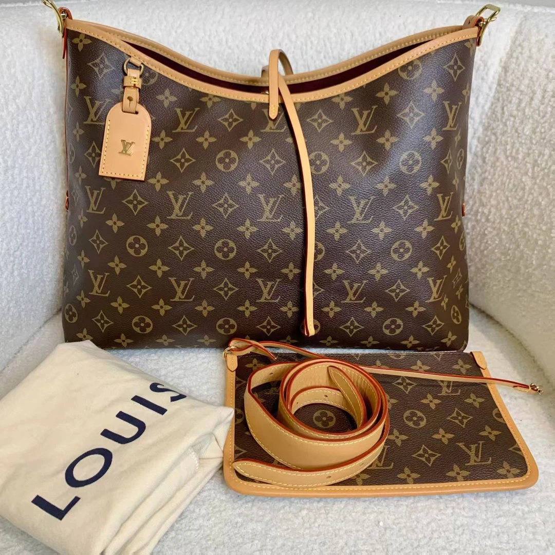 99新 LV 壹臻/老花carryall中号 芯片 87616373