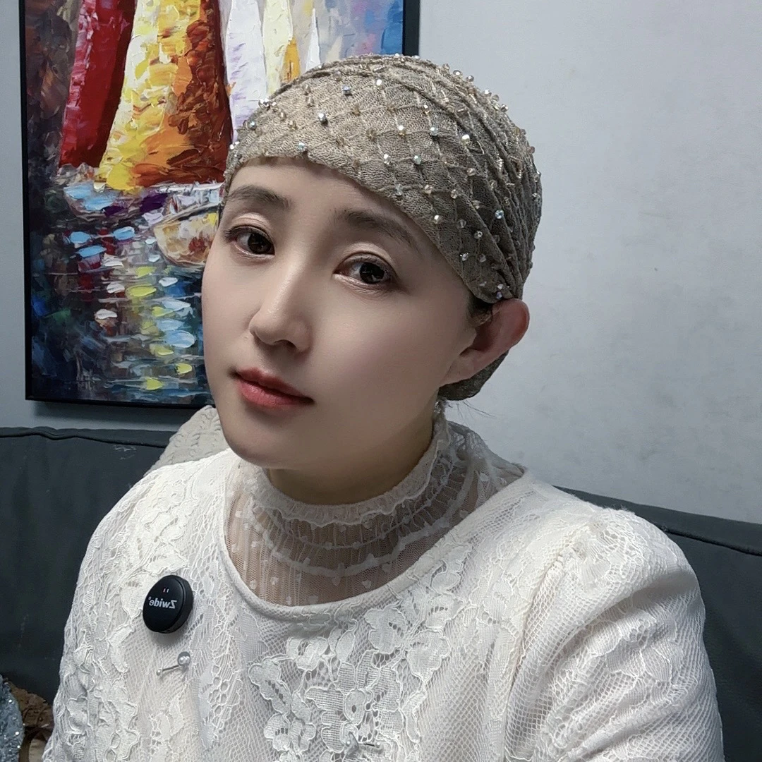 手工帽子网红头巾适用小头围回族遮白发专用收碎发神器洋气