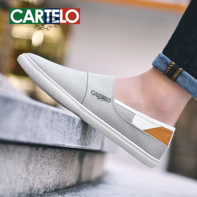 卡帝乐男鞋一脚男士休闲休闲不闷脚不臭脚布鞋皮鞋鞋子平底小白鞋