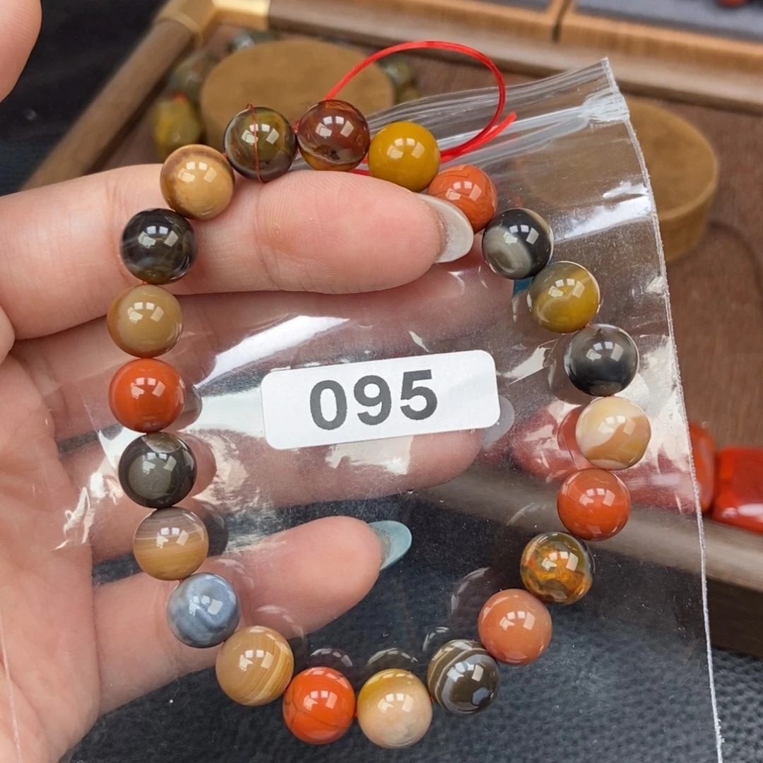 南红玛瑙未镶嵌手链卡9