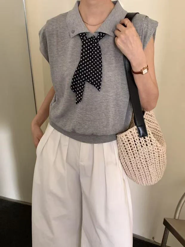 【云云精选】31519 夏季天 丝亚麻丝巾上衣