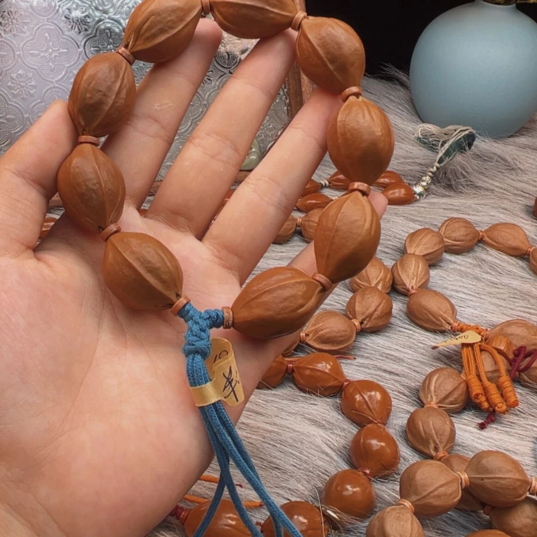 手串/手链橄榄核梅林铁核19×28素串鲨鱼背