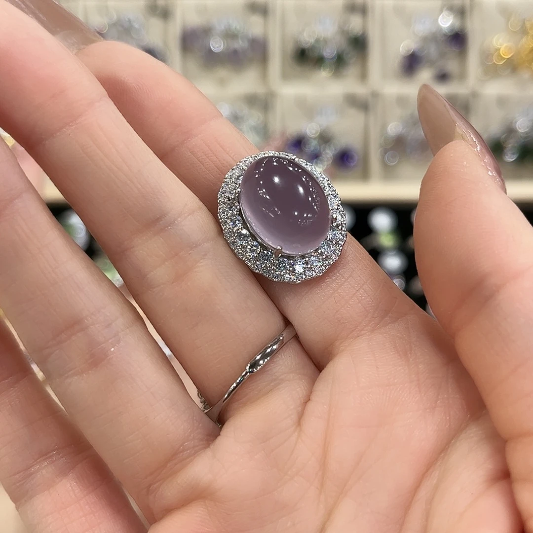 星***梦萤石银S925镶嵌戒指