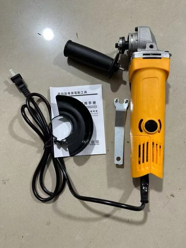 黄色家用角磨机切割抛光维修工具