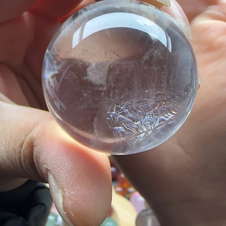 珠宝半成品水晶未镶嵌3.44厘米