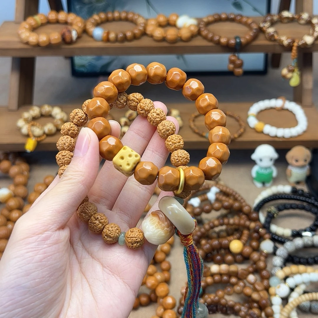 猴头核桃手串魑**魉两串手串