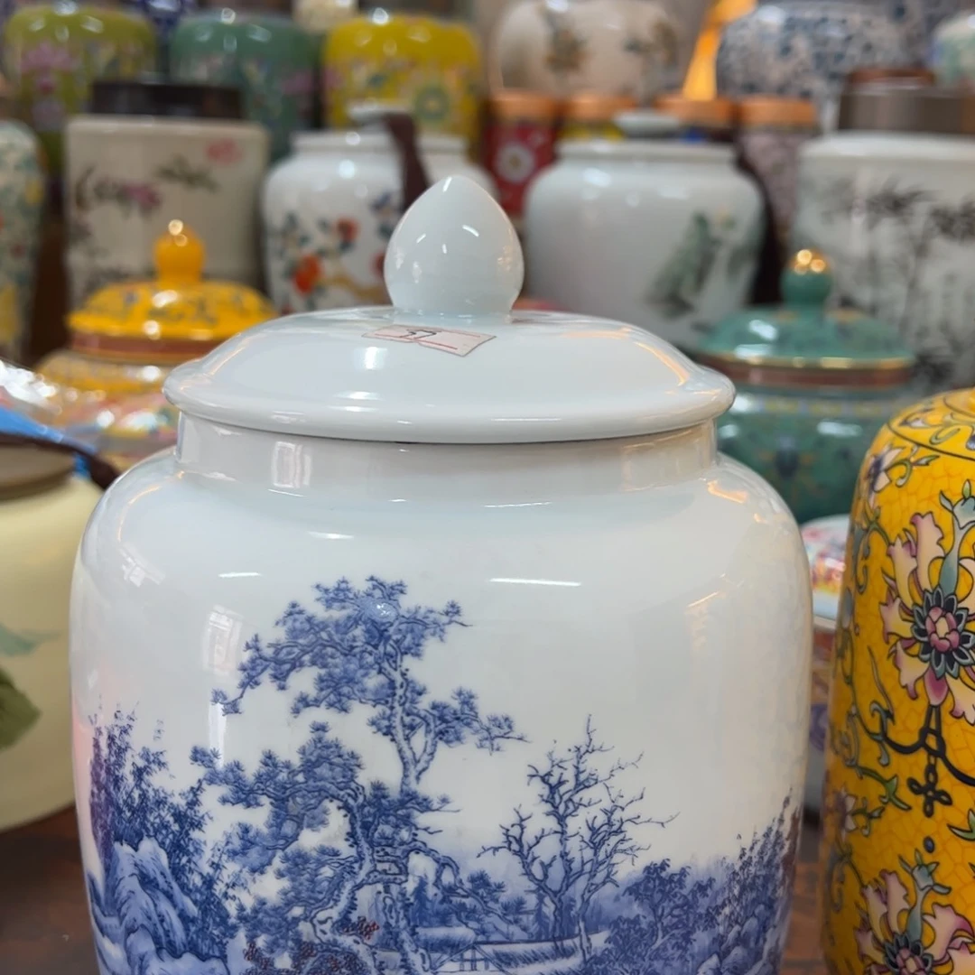 高端定制陶瓷茶叶罐