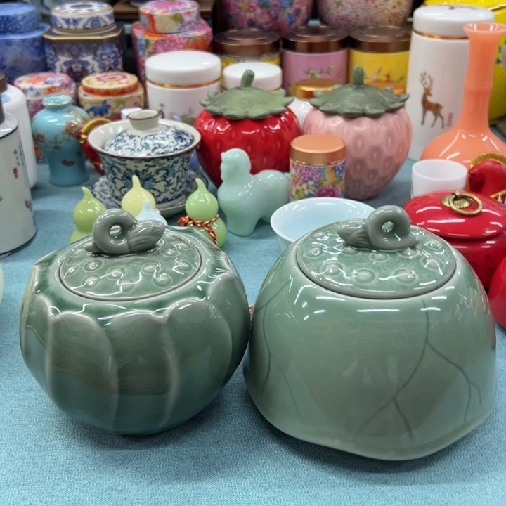 瓷片茶叶罐茶叶罐