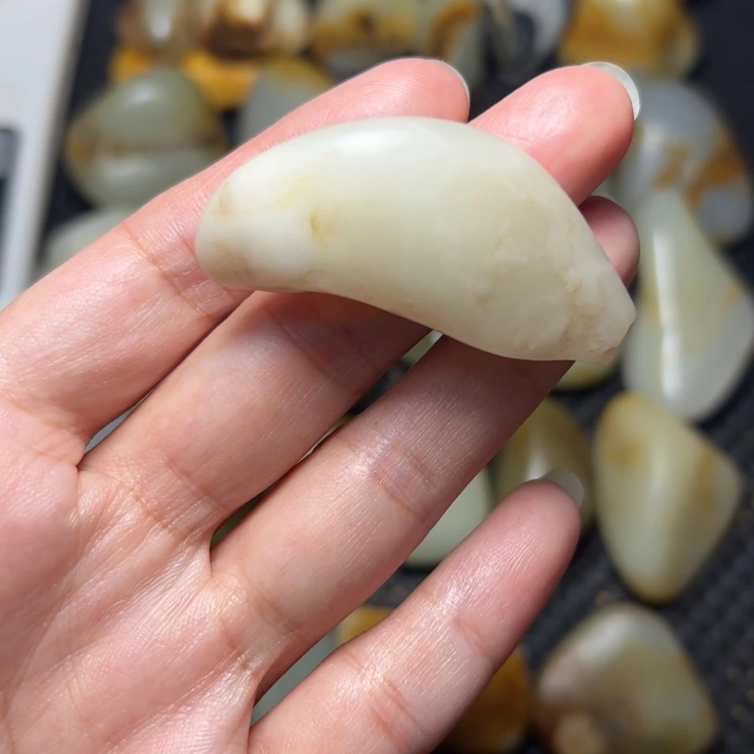 和田玉未镶嵌挂件40