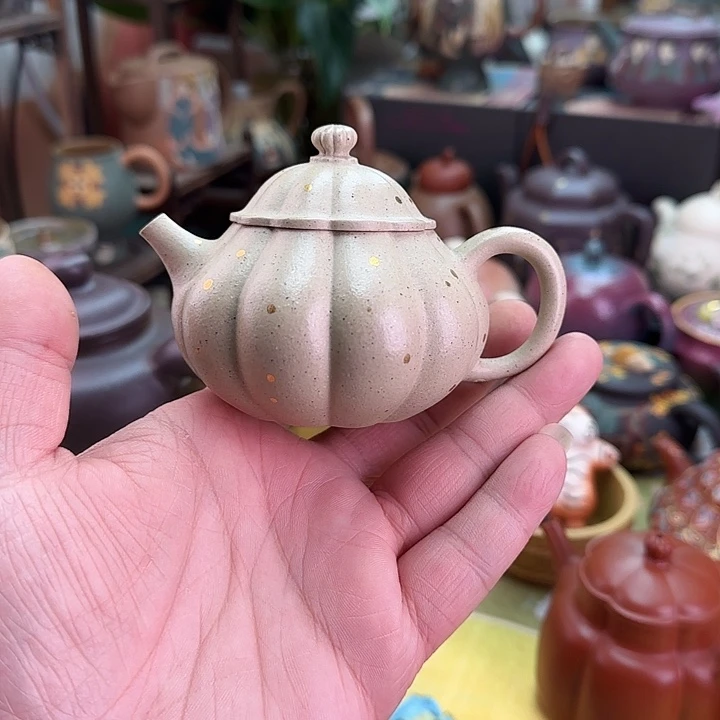 紫砂茶壶小金瓜110Cc