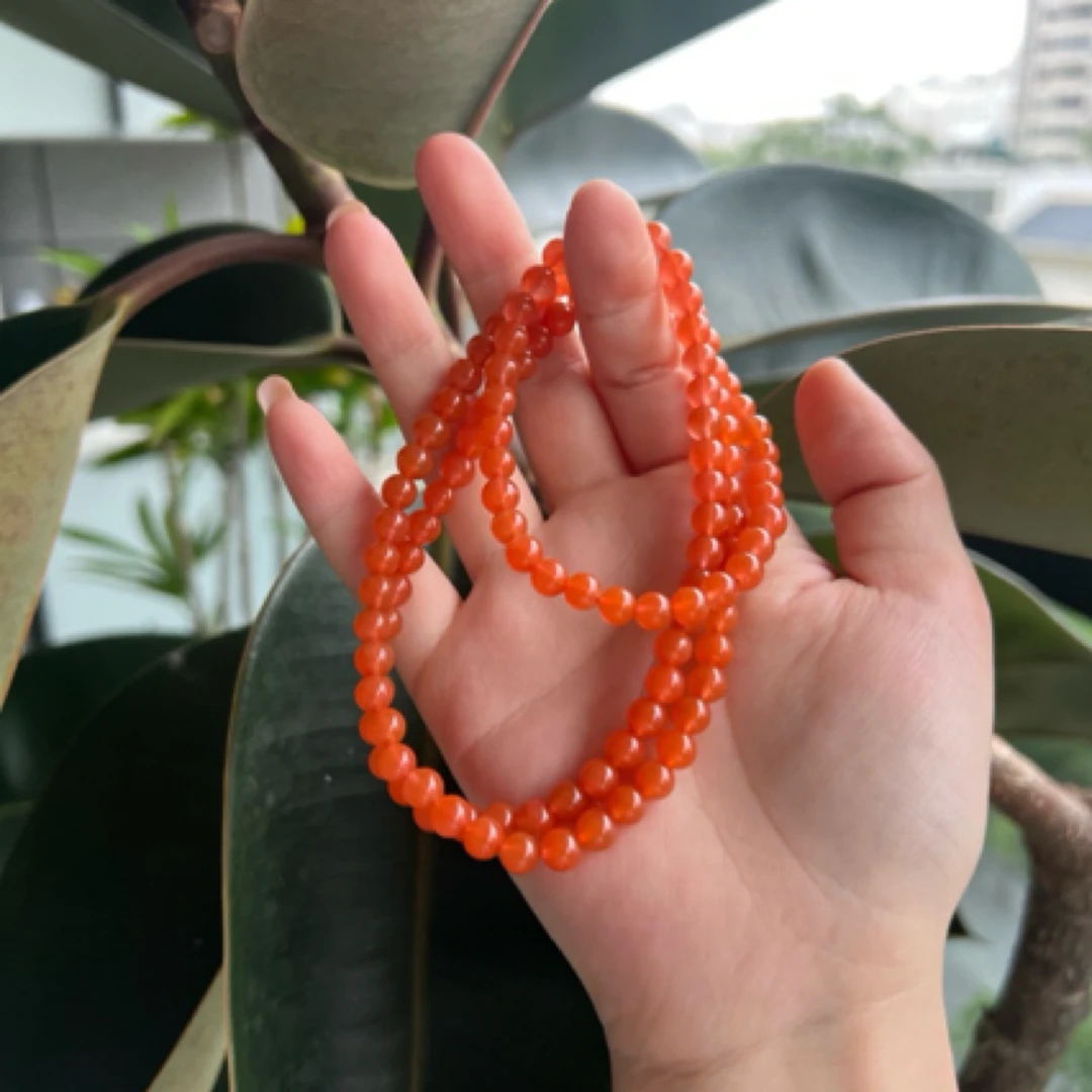 【玉瑾小裴优选】南红冰红多圈手串卡6