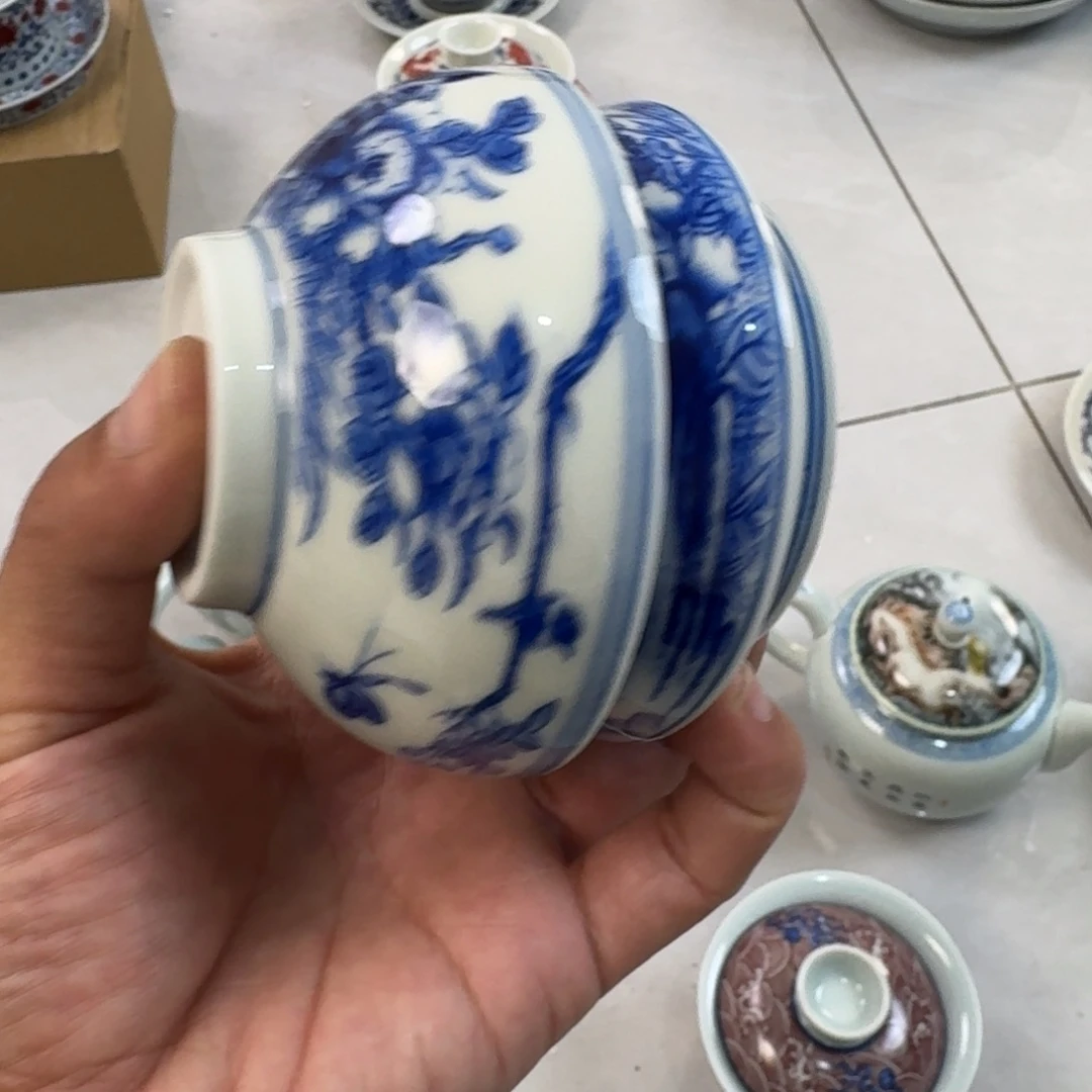 陶摆件喜上眉梢茶漏
