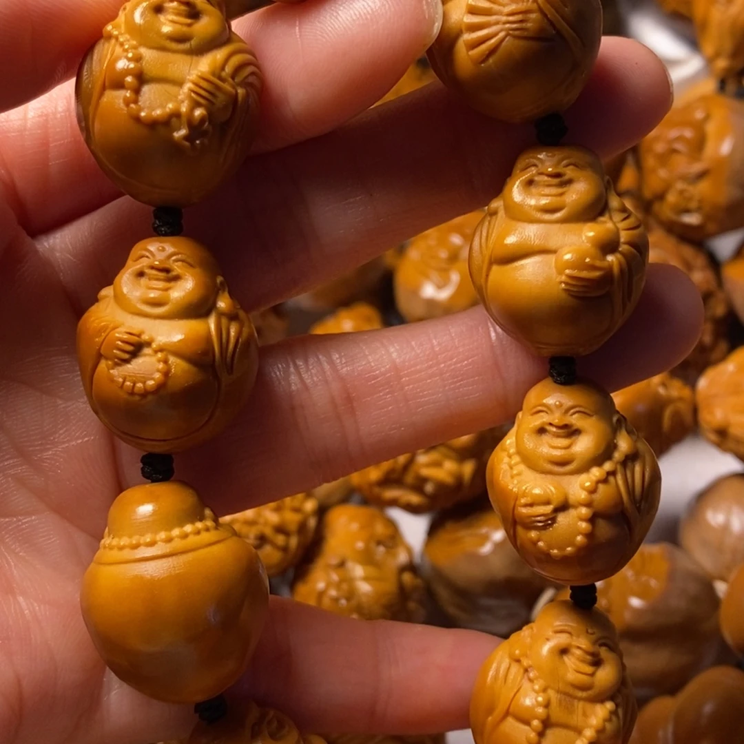 橄榄核手串/手链灯泡弥勒