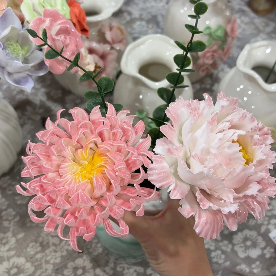 送两根草陶瓷花满20元发货，请勿随意退款