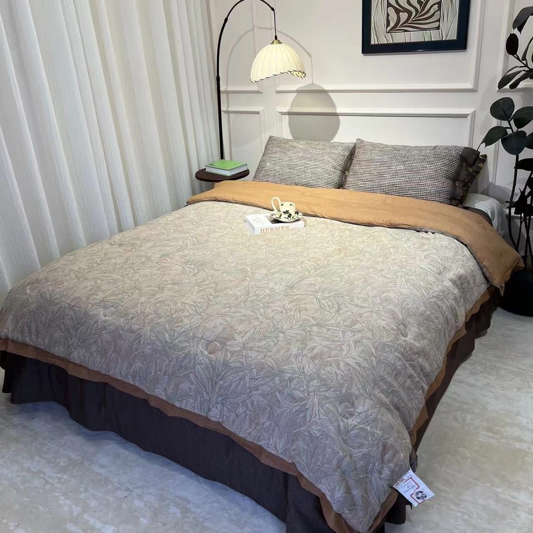 【香草柔情-四件套】纯棉简约舒适香云锦棉系列床品