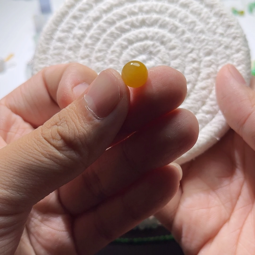 翡翠散珠天然缅甸A货珠子9.5mm