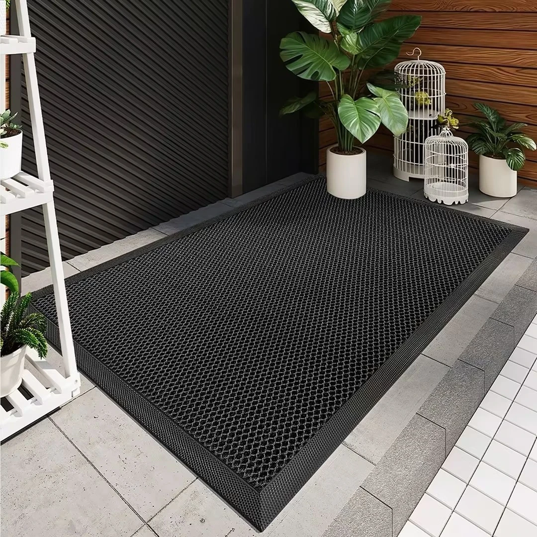 门口地垫豪宅无味TPE进门除尘防滑耐磨脚垫高端耐脏入户门地毯