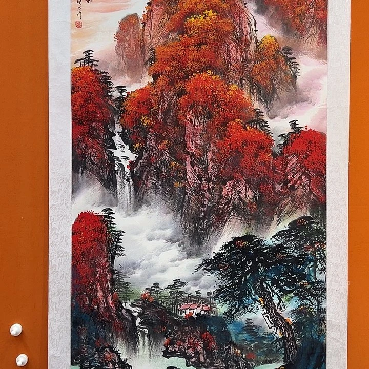 国画收藏了一个很久很久的小