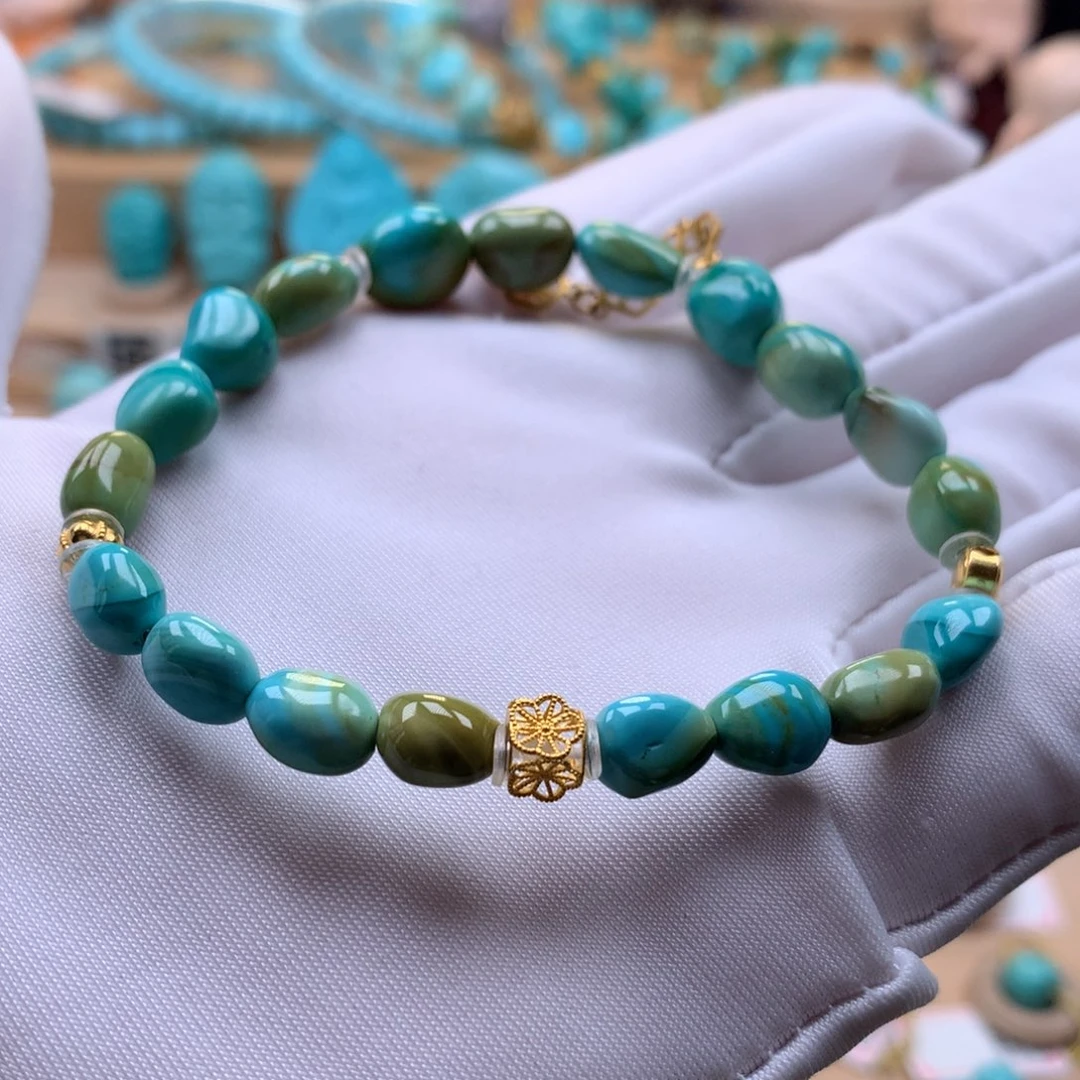 绿松石珠宝奇石未镶嵌