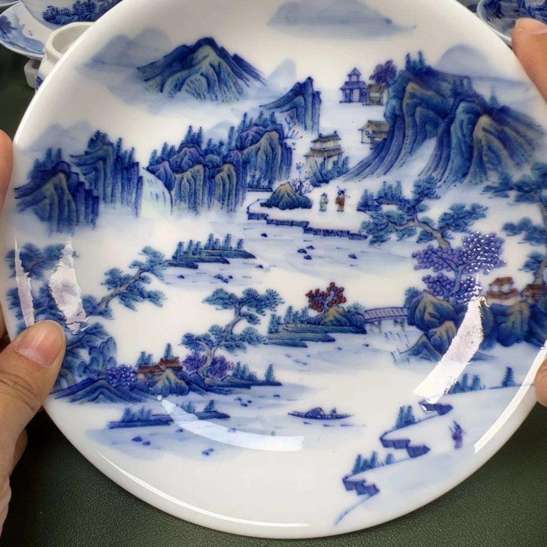 陶瓷景德镇纯手工纯手绘茶具木木25