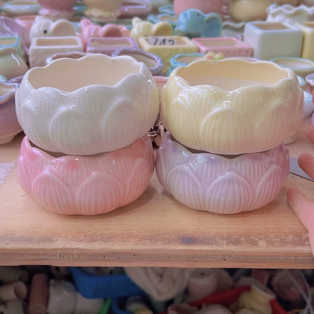 陶瓷花盆单场满12包邮