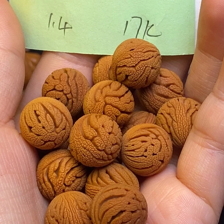 吊坠桃核秦岭龙纹桃核14尺寸