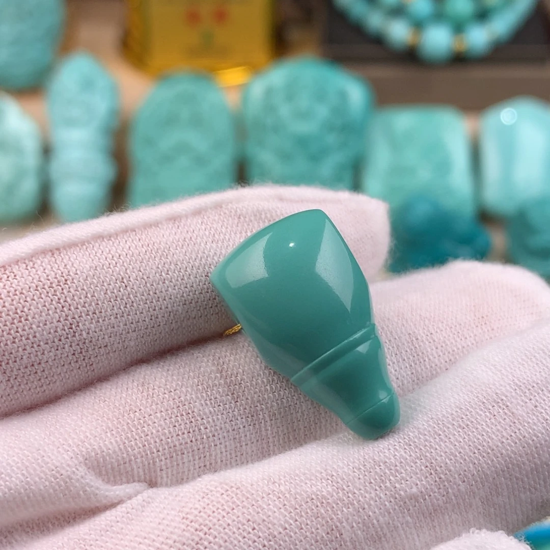 绿松石未镶嵌三通卡14