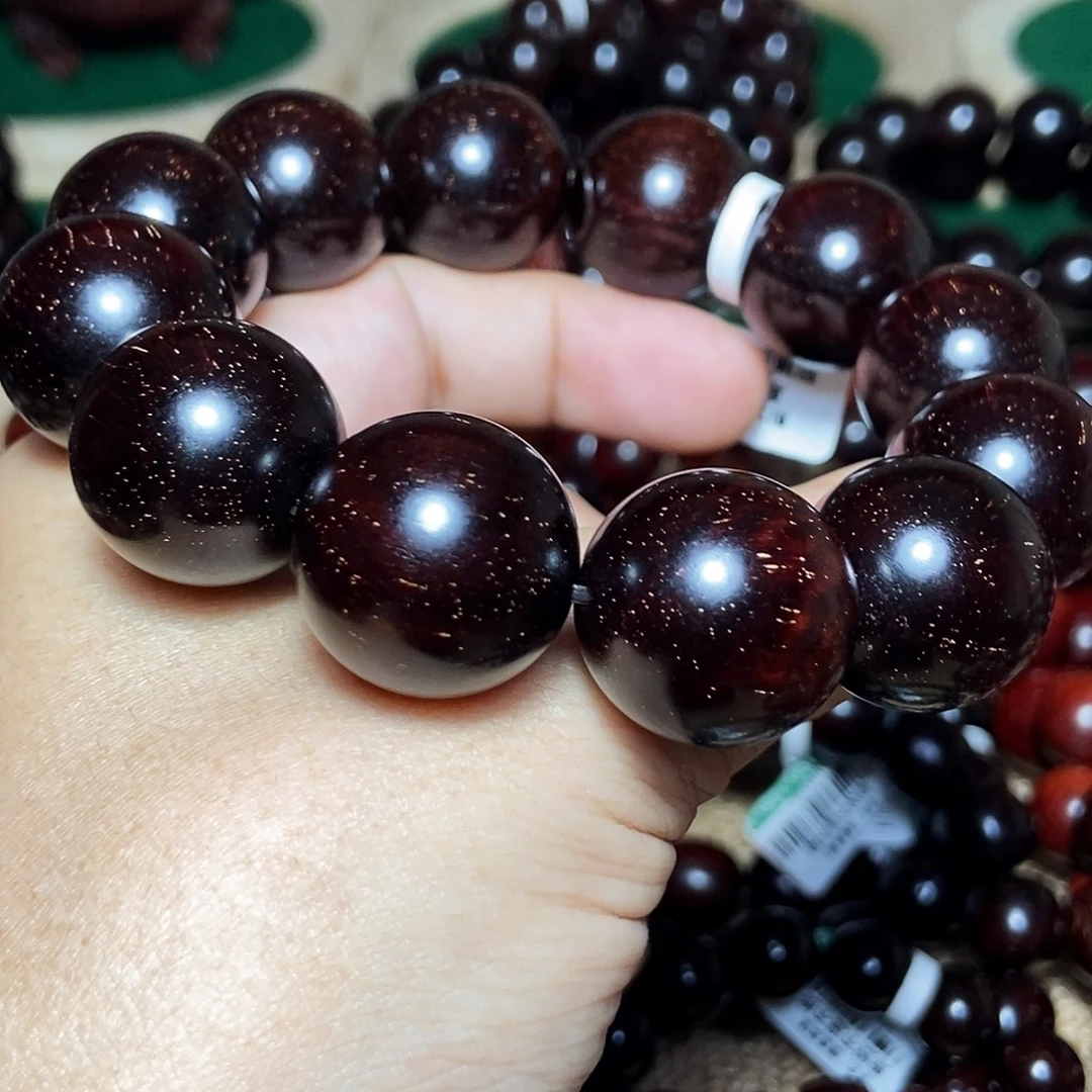 小叶紫檀手串/手链2.0金星