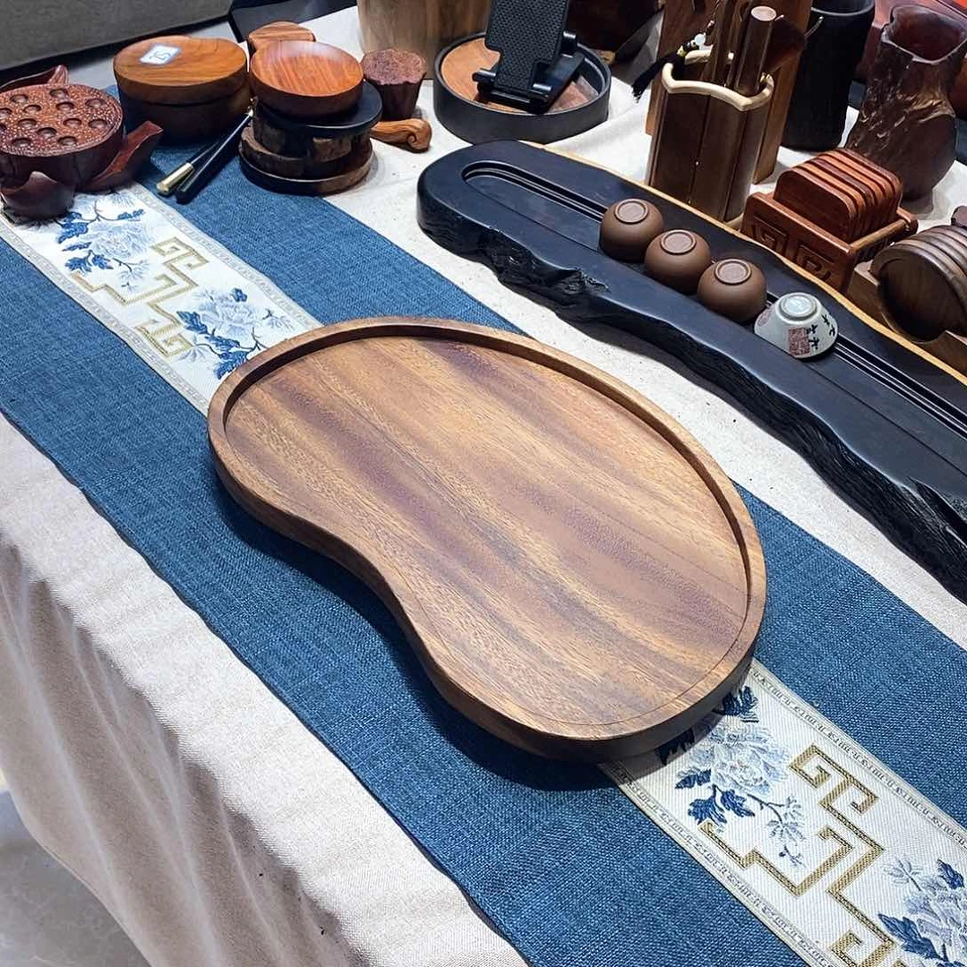 南美胡桃木实木托盘