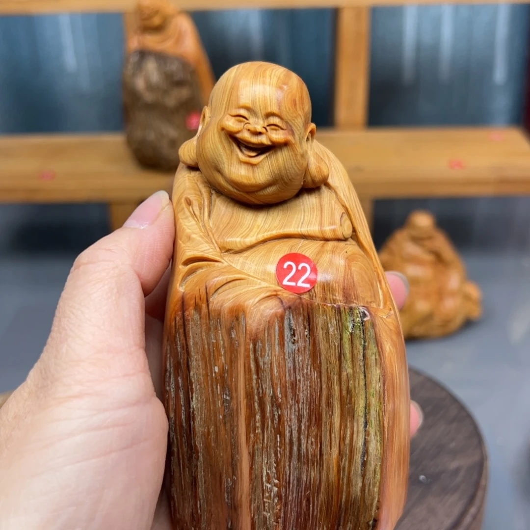 用***9木崖柏木摆件手把件